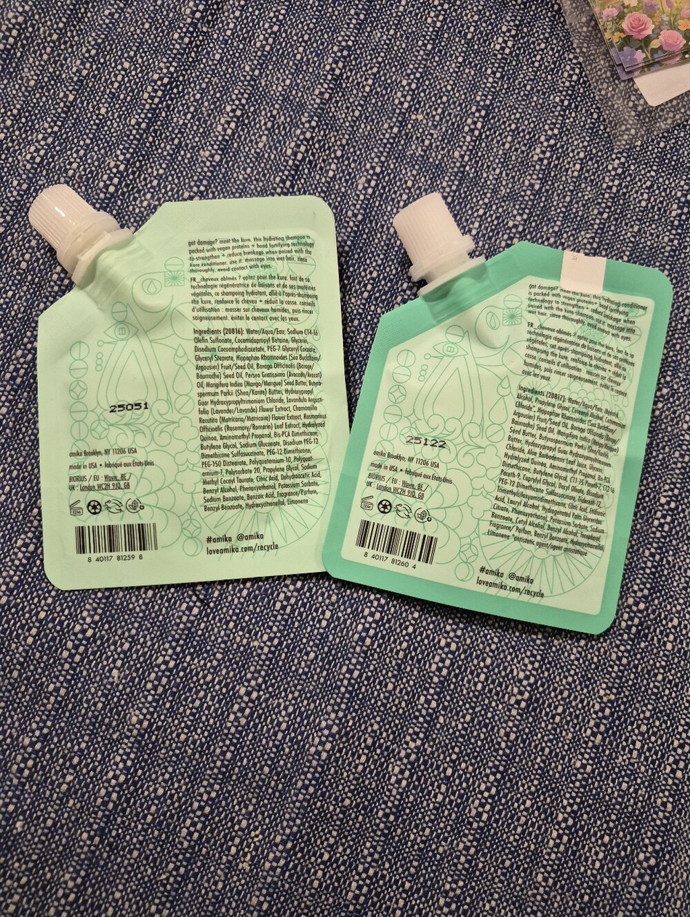 amika The Kure Strength Repair Shampoo & Conditioner Pouch Duo - Picture 4 of 4